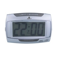 Budzik zegar Perfect LCD czujnik zmierzchu LS810 Silver