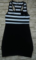 sukienka czarno-biała r. XS