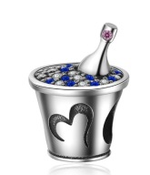CHARMS pandora szampan nowy rok urodziny butelka