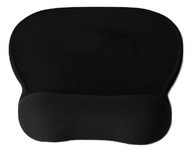 Podkładka pod myszkę na nadgarstek z poduszką mouse pad 24x20cm czarna