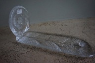 ŚWIECZNIK ŚCIENNY DENMARK HOLMEGAARD HUMPPILA GLAS PUKENBERG HAND MADE