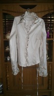 DAMSKA BLUZKA BIAŁA Z HAFTEM