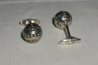 srebrne spinki do mankietów Thomas Sabo