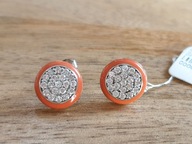 Srebrne KOLCZYKI z cyrkoniami * NOWE