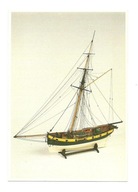 Pocztówka - Model angielskiego kutra straży wybrzeża z XIX w. ...