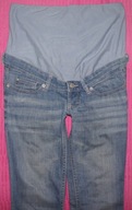 H&MMAMA PROSTE CIĄŻOWE BIODRÓWKI JEANS 38 L34