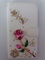 etui 3D samsung galaxy s6 edge zamykane cyrkonie