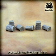 ZGNIECIONE METAL. BECZKI 6 SZT. - WH40K, Infinity