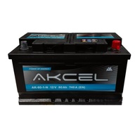 VARTA Sklep Akumulator Akcel AK-80-1N 80AH 740A VARTA DOWÓZ MONTAŻ Starline