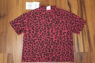 T-shirt koszulka ZARA 104 110 NOWA panterka bordo