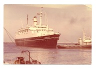 Pocztówka - Statek 'Stefan Batory' / lata 70-te / duża / OPIS !!!