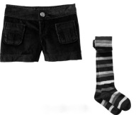 GAP, komplet - spodenki i rajstopy