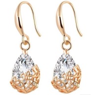 Kolczyki śliczne delikatne, ozdobne, złoto ,srebro