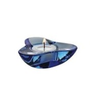 STELTON świecznik AURA danish design NOWY szkło kryształowe