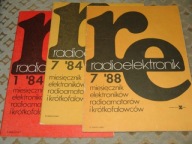 Czasopismo RADIOELEKTRONIK 3 numery - 1/84 7/84 7/88 !