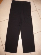 SPODNIE czarne WYSOKI STAN proste 38 40