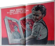 PRL - Plakat - Armia Czerwona Radziecka na straży naszego szczęścia Pokoju