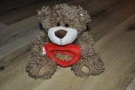 pluszak maskotka Miś Misio słodziak z serduszkiem