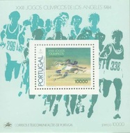 Portugalia 1984 Znaczki Blok 45 ** sport olimpiada