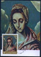 Maria - Fragment obrazu Święta Rodzina El Greco