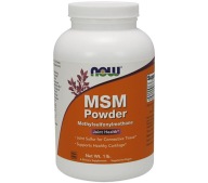 MSM NOW Foods 454 g naturalny