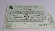 stary bilet RUCH CHORZÓW - POGOŃ Szczecin 16.09.98