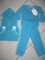 dres dziecięcy niebieski poliester rozmiar 98 (93 - 98 cm)