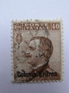 Erytrea - kol.włoska - król - nadruk - Mi. 36 kas.