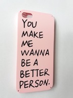 etui Iphone 5 5s napisy