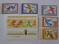 ZSRR - Olimpiada Moskwa 80'- Mi. 4932-36+bl.144 **