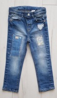 H&M Jeansy jeansowe spodnie dziewczęce 92
