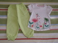 Wójcik spodnie nowe bluzka flaming roz 80