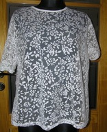 KORONKOWA BLUZKA BIAŁA ATMOSPHERE rozm. 42