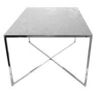 Stolik ława spiek kwarcowy 100x100x50 Oxide Perla