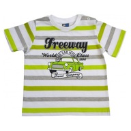 r. 80 polski T-shirt dziecięcy z autem - Freeway