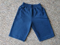 Spodenki chłopięce krótkie granatowe bawełna