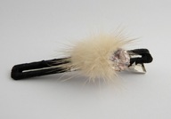 UROCZA SPINKA DO WŁOSÓW KRYSZTAŁ FUTERKO