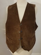 KAMIZELKA MOTOCYKLOWA SKÓRZANA R.L/XL SKÓRA