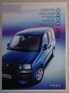 PROSPEKT FIAT DOBLO - KOLORY KAROSERII I TAPICERKI