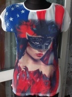 ^^kobieta z maska tunika, super wzor r38/40