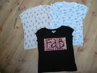 Zestaw trzy koszulki r XS/S