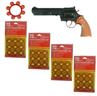 Pistolet na spłonkę, kapiszony = 288 shot CZARNY