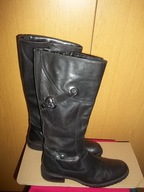 Kozaki skóra naturalna 40