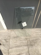 Szkło szyby hartowane półka 660x328 mm