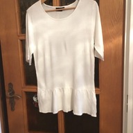 BLUZKA FRANSA BIAŁA (L) Z BASKINKA JAK NOWA