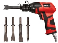 YATO MŁOTEK PNEUMATYCZNY BLACHARSKI + 4 DŁUTA KOMPOZYTOWA OBUDOWA