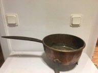 Stary Miedziany Garnek 3L