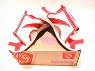 Buty Klapki dziewczęce Czerwone Profilowane 34