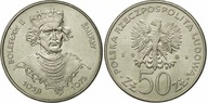 50 zł złotych1981 BOLESŁAW II ŚMIAŁY menniczy st.1
