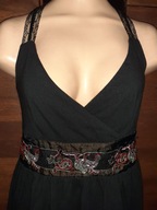 Sukienka George 36 koronkowa na Sylwestra haft tiul jak nowa